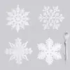 Transfronteiriço Novo 10cm Decorações Plástico Flocos de Neve para Polvilhar Decoração de Árvore de Natal Suprimentos de Natal Pingente Fabricante Lote