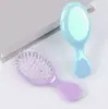 Novo Pente Mini Almofada de Ar Eletrodepositado Fofo Pente Massageador Portátil Bolsa de Ar Pente para Cabelo Pente Alisador