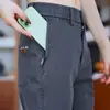 Pantalones Casuales de Lujo Ligero Estilo Primavera/Otoño 2026 para Hombre Versátiles Ajustados de Pierna Recta Pantalones de Trabajo Ligeros de Moda Más Vendidos