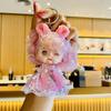 Chaveiro de Boneca Barbie Princesa Olho de Estrela Articulada Articulada Desenho Animado Exquisito Pingente para Bolsa de Menina