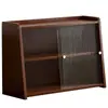 Gabinete de almacenamiento para encimera de cocina con puertas, estante de almacenamiento para condimentos, estante de almacenamiento por capas, gabinete multifuncional