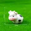 Nuevo producto transfronterizo: Figurita creativa de granja de vacas, kit de decoración DIY, accesorios para colgar y adornos de paisaje en miniatura