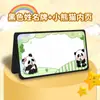 Etiqueta de Nombre Plegable Tarjeta de Mesa Jardín de Infancia Escuela Primaria Estudiante Principiante Tarjeta de Asiento Escolar Dibujo Animado Doble Cara Señal de Mesa Etiqueta de Nombre