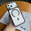 Adecuado para Funda de Teléfono Móvil Iphone18, Fantasma de Dos Tonos, Succión Magnética para Apple 17, 16Promax Ventana Grande Funda Protectora Anticaídas