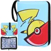 Álbum de Tarjetas para Bebé Amazon de 4 Compartimentos con Cremallera PU9 Álbum de Almacenamiento de Tarjetas Pokemon de Hojas Sueltas Dream Mini Card