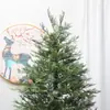 Processamento Personalizado de Fábrica Fonte Pe Misturado Verde Cipreste Folha Árvore de Natal Criptografada Luxo Árvore Nua Decorações de Natal