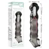 Condón de Cristal Vibratorio Agradable con Puntos Elevados y Textura para Hombres, Juguete Sexual para Adultos al por Mayor