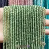 Suministrado directamente por el fabricante: cuentas redondas pequeñas de piedra natural, cuentas de arroz, cristal, turmalina, cuentas redondas de ágata, materiales hechos a mano para DIY, accesorios para pulseras