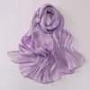 Nuevo Estilo Seda de Isla Suave Arrugado Colgante Floral Hecho a Mano Bufanda Larga Tela de Gasa de Minoría Étnica Pañuelo para la Cabeza Malayo del Sudeste Asiático