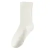 Calcetines de Puro Algodón para Mujer, Calcetines Absorbentes de Sudor para Maternidad, Calcetines Blancos Holgados, Calcetines de Primavera y Otoño para Mujer, Calcetines Zhuji al por Mayor