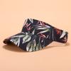 Gorra con Visera Estampada para Mujer, Sombrero de Sol de Verano, Gorra Deportiva con Protección Solar para Exteriores, Gorra de Béisbol Informal sin Visera