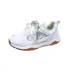Zapatos de Plataforma para Estudiantes de Comercio Exterior Mujer 2026 Transfronterizos Verano Nuevos Malla Transpirable Suela Gruesa Zapatos Blancos Estilo Universitario Tallas Grandes