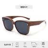 Nuevas Gafas de Sol de Moda para Hombre de Montura Grande Gafas TR90 Gafas Polarizadas HD Gafas de Sol para Mujer de Alto Nivel para Combinar con Todo