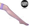 Medias de Red Sexys Tonaier para Mujer, Medias de Red Sexys con Encaje Ancho, Calcetines de Red Negros de Caña Alta