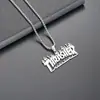 Versión coreana de collar hip-hop de acero de titanio moda infantil collar hip-hop para pasarela accesorios personalizados de acero inoxidable cadena para suéter de hombre y mujer