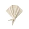 Bufanda de cachemira 100% pura para mujer, otoño e invierno, nueva bufanda protectora para el cuello, cálida y combinable, de punto, pequeña bufanda triangular.