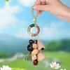 Producto Terminado de Cascabel de Cáscara de Fruta Natural, Accesorio para Bolsa Estilo Bosque, Carrillón de Viento Souvenir Turístico con Paisaje de Montaña Curativo, Adorno Colgante Cultural y Creativo