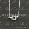 Collar Completo de Diamantes Hebilla de Herradura Fred para Mujer Plata 925 Lujo Ligero Moda Cadena para Clavícula Oro Rosa Collar de Plata de Ley 925