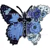 Adornos Colgantes para el Interior de Automóviles Nuevos Transfronterizos, Adornos Colgantes para Automóviles, Decoraciones para Árbol de Navidad de Mariposa, Flor, Fe, Adornos Colgantes para Árbol de Navidad