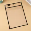 En stock: Bolsas transparentes de PVC tamaño 25.5*36, carpetas rojas de calco para uso estudiantil y de borrado en seco, disponibles en 10 colores, bolsas PET de borrado en seco