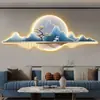 Atacado de Fábrica Iluminação Decorativa para Sala de Estar Atmosférica e Simples Pintura Paisagem Mural Pintura para Pendurar na Parede Atrás do Sofá LED