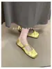 2026 Novo Estilo Sapatos Mary Jane Quadrados Baixos com Aumento de Altura Oculto, Laço e Sola Macia, Adequados para Combinar com Vestidos