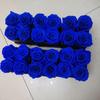 Cubo de abrazo cuadrado de flores eternas transfronterizas con 4 rosas Qixi, caja de regalo de flores eternas para Navidad y San Valentín, fábrica al por mayor