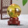 Cristal K9 Vidro Cor Feng Shui Bola Decoração de Casa Cerimônia de Inauguração Atração de Riqueza Artesanato de Mesa Ornamento de Presente