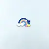 Sandálias de Borracha Macia Arco-Íris Acessórios de Fivela de Sapato Bagagem Acessórios de Cabelo para Crianças Adesivo Capa de Fone de Ouvido Bluetooth Fita Métrica Venda Quente Transfronteiriça
