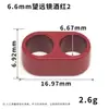 Hebilla ajustable de doble agujero de 5-10 mm, herraje para cordón de teléfono de aleación de zinc, tope de cordón, telescopio metálico de dos vías