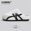 Meias-sapatilhas Femininas Slip-On com Bico Fechado, Novidade Primavera/Verão 2026 Tênis Casuais de Solado Grosso Estilo Alemão, Tênis Slip-On Versáteis