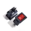 Suministro Interruptor Tipo Barco Kcd1-104N Cuatro Pines con Luz Rs601D Mismo Modelo 15*21 Fuente de Alimentación 104 Interruptor Tipo Barco