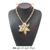 12141 Verano Nuevo Collar de Flores de Aleación Estilo Europeo y Americano ZA Mismo Collar de Tendencia para Mujer Collar Exagerado