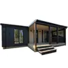 La nueva casa de actividad en contenedor de Sugo, una estructura de acero prefabricada para uso residencial y de estancia en casa, con un solárium, está disponible para exportación