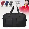 Bolsa de Viagem de Grande Capacidade com Alça de Carrinho para Homens e Mulheres, Dobrável para Mudança, Trabalho, Viagens de Negócios e Bagagem de Viagem