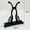 Fabricante Venta al por Mayor Abanico Redondo Soporte para Abanico Plástico Soporte para Abanico Estante Base Soporte de Exhibición para Abanico Chino Mesa