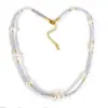 Collar Metálico con Perlas en Forma de Corazón y Cristal Rojo, Diseño de Nicho, Collar de Perlas en Forma de Corazón para la Clavícula con un Ambiente Elegante