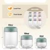 Potes de Molho Selados com Escala da Amazon EUA, Potes para Molho de Salada, Potes de Vidro para Armazenar Grãos de Café, Frascos Dosadores para Comida de Bebê