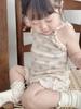 Acorn Roupa Infantil Conjunto para Meninas Coleção de Verão 2026 Roupa de Verão para Meninas Algodão Puro Doce Conjunto Infantil Roupas para Meninas