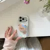 Diseño de oso con lunares huecos, adecuado para funda de teléfono iPhone 18 Pro Max, soporte magnético Apple 17, 16 diseño lindo, 15
