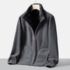 Otoño Nuevo Ropa Cálida de Forro Polar de Doble Vista para Mujer Chaqueta Cárdigan Gruesa de Forro Polar Coral para Pareja para Hombre