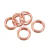 Anillo de Resorte Redondo Abierto de Aleación de Zinc Broche de Resorte Accesorios Piezas para Joyería DIY Llavero Colgante para Bolsa Materiales