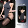 Pensamentos Noturnos Choro Noturno Lingerie Erótica Uniforme Sexy com Fenda Tentação Transparente Quente Clássico Cheongsam Conjunto com Abertura no Gancho 9772