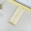 Espetos de Bambu Suporte para Crescimento de Plantas Palitos Redondos de Bambu Artesanais Palitos de Bambu Espessos Descartáveis Artesanais DIY