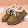 Zapatos de Algodón Birkenstock de Gamuza de Invierno con Forro Polar Adicional y Espesor para Calidez, Botas de Algodón Casuales con Suelas Antideslizantes Suaves y Ligeras, Zapatos para Madres Mayores