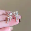 Clip de Hueso de Oreja con Lazo Estilo Ballet para Mujeres Verano Lujo Accesible Pendientes Perforados Diseño Único Clip de Oreja Lujo Accesible