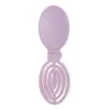 Peine para el Cabello de Unicornio con Estampado de Dibujos Animados, Peine Plegable de Fresa, Peine con Espejo, Peine de Masaje Pequeño Portátil para Mujeres, Peine Alisador para Uso en Casa