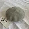 Boina de Lã Colorida Chapéu de Pintor para Mulheres Adultas Outono e Inverno Estilo Coreano Mori Girl Chapéu Boina Retrô