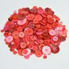 Botões de Resina Quentes da Amazon 50g/saco Multiespecificação Multicor Botões Redondos Material DIY Feito à Mão