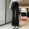 Pantalones de Maternidad Estilo Primavera y Otoño Soporte Abdominal Micro Acampanados Pantalones de Yoga Ropa Exterior Capa Base Pantalones de Campana Tiburón 2026 Sin Opresión Alrededor del Vientre